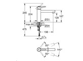 Grohe 31128001 Concetto Keukenmengkraan M-size  chroom