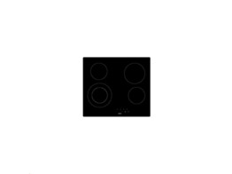 Novy 1109 Vitrokeramische kookplaat BASIC 59 cm 4 zones