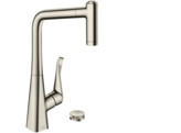 Hansgrohe 73806000 - M7120-H320 2-hole single lever kitchen mixer 320 with pull-