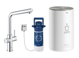Grohe 30327001 GROHE RED Duo L-uitloop  M-Size starterkit  chroom