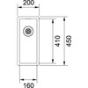 BXX210/1101601 - 127.0390.329 - BOX - Vlakbouw-  SlimTop- en onderbouwspoelbak /