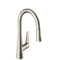 Hansgrohe 73851800 - M5116-H200 Single lever kitchen mixer 200 with pull-out spr