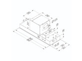 Novy 897 Touch 86 cm wit glas met afstandsbediening