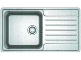 Franke BCX211P Bell - Slimtopspoeltafel / 860 x 480 mm / 1 bak / Glad /