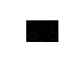 Novy 1119 Vitrokeramische kookplaat BASIC 78 cm 4 zones