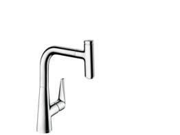 Hansgrohe 73852800 - M5115-H220 Single lever kitchen mixer 220 with pull-out spo