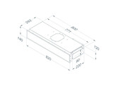 Novy 7931400 Recirculatiebox wit met monoblockfilter H140mm