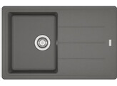 Franke BFG611 Basis - Inbouwspoeltafel / 780 x 500 mm / 1 bak / Steengrijs