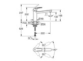 Grohe 30463000 Eurosmart keukenmengkraan chroom