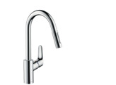 Hansgrohe 73880000 - M4116-H240 Single lever kitchen mixer 240 with pull-out spr