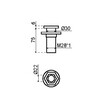 350680 - Osiris Design  Hexagon 3-in-1 - driegatskraan - Gun Metal - Combi Extra