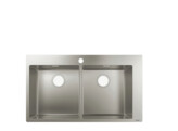 Hansgrohe 43303800 - S711-F765 Build-in sink 370 x 370