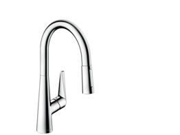 Hansgrohe 73851000 - M5116-H200 Single lever kitchen mixer 200 with pull-out spr