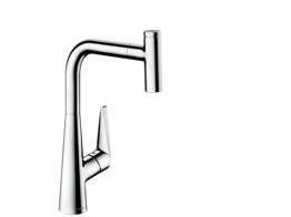 Hansgrohe 73853000 - M5115-H300 Single lever kitchen mixer 300 with pull-out spo